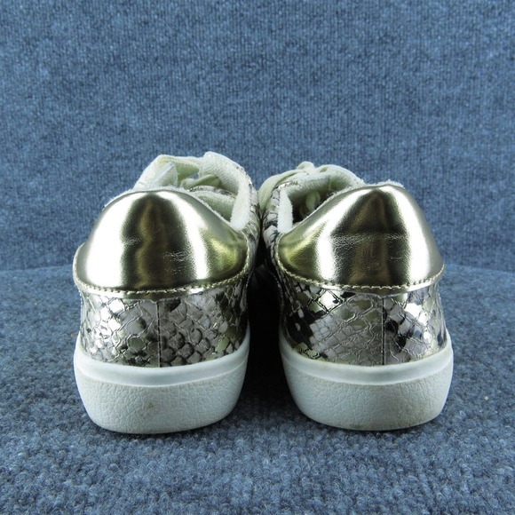 Time And Tru Women Sneaker Shoes Gray Synthetic Lace Up Size 9 Medium - Picture 5 of 9